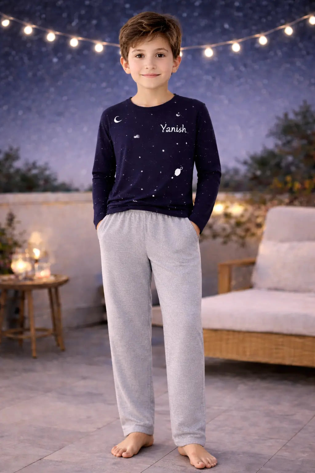 Pyjama garçon - ensemble ciel profond LB Pyjama