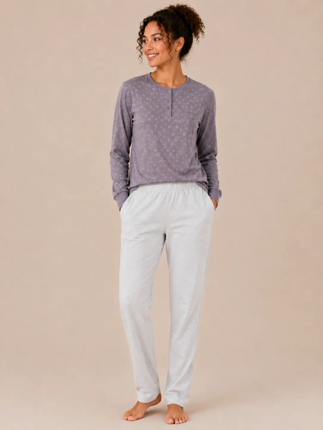 Pyjama femme - ensemble Dimanche Cocooning LB Pyjama