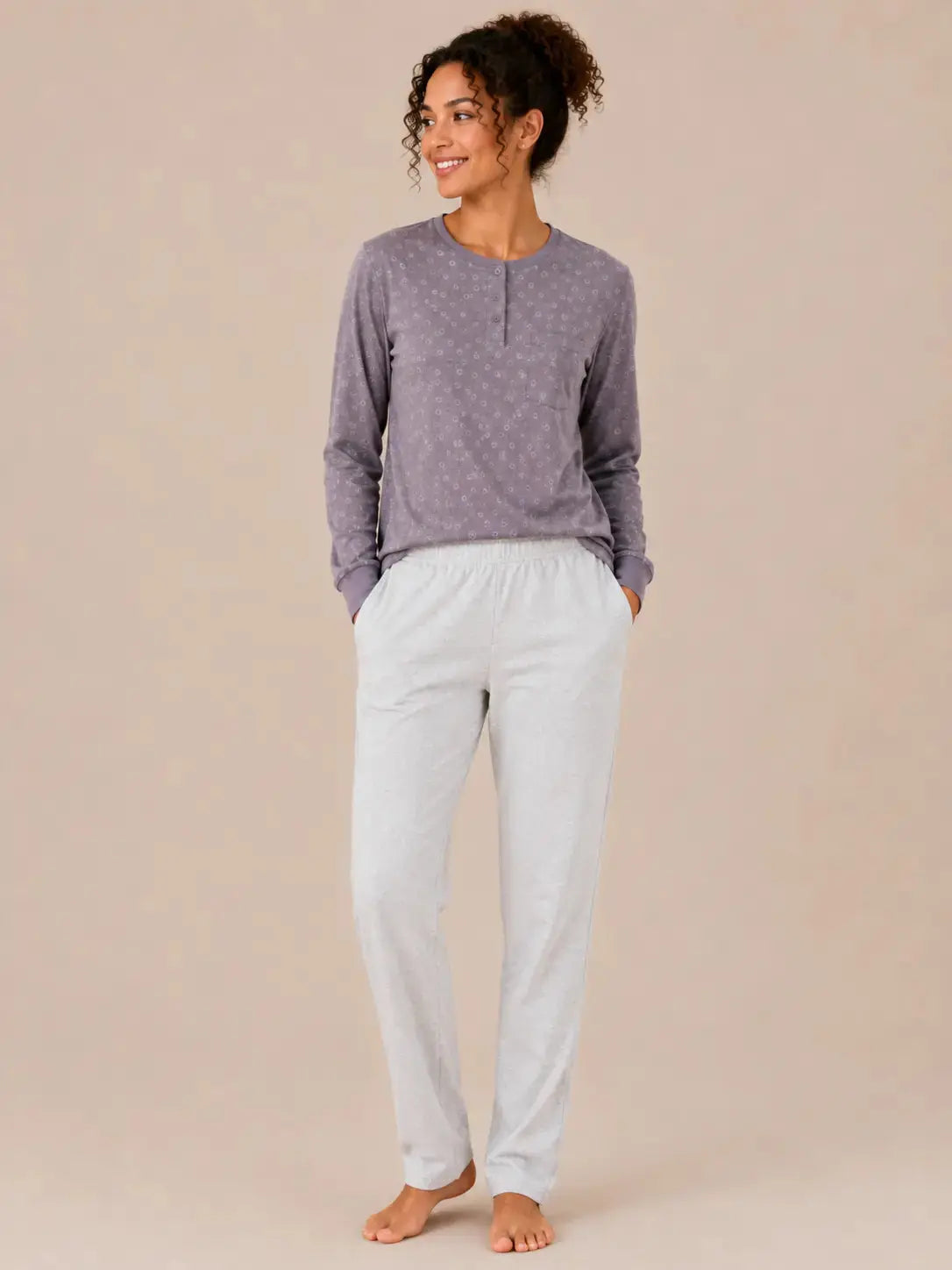 Pyjama femme - ensemble Dimanche Cocooning LB Pyjama