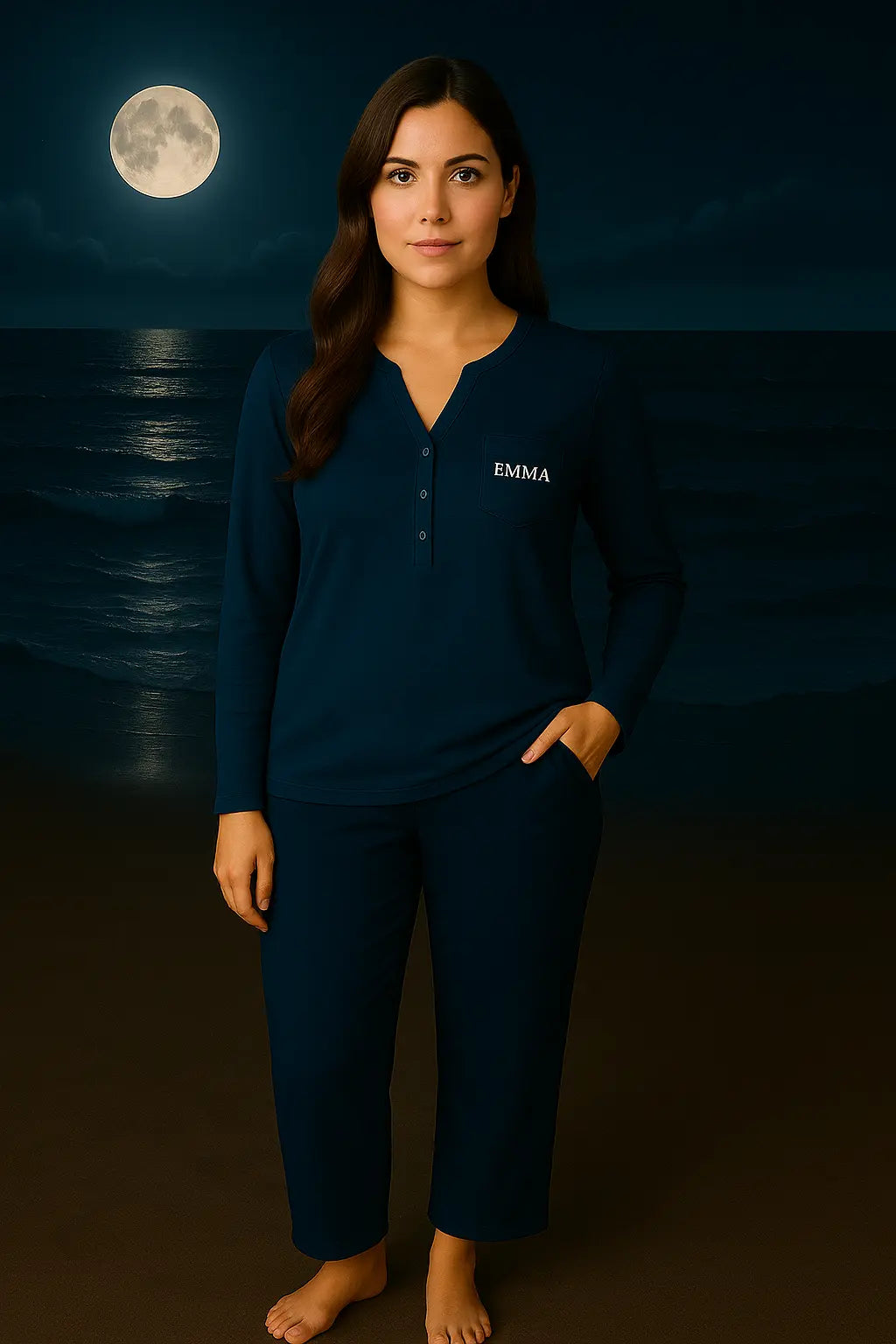 Pyjama femme ensemble clair de lune LB Pyjama