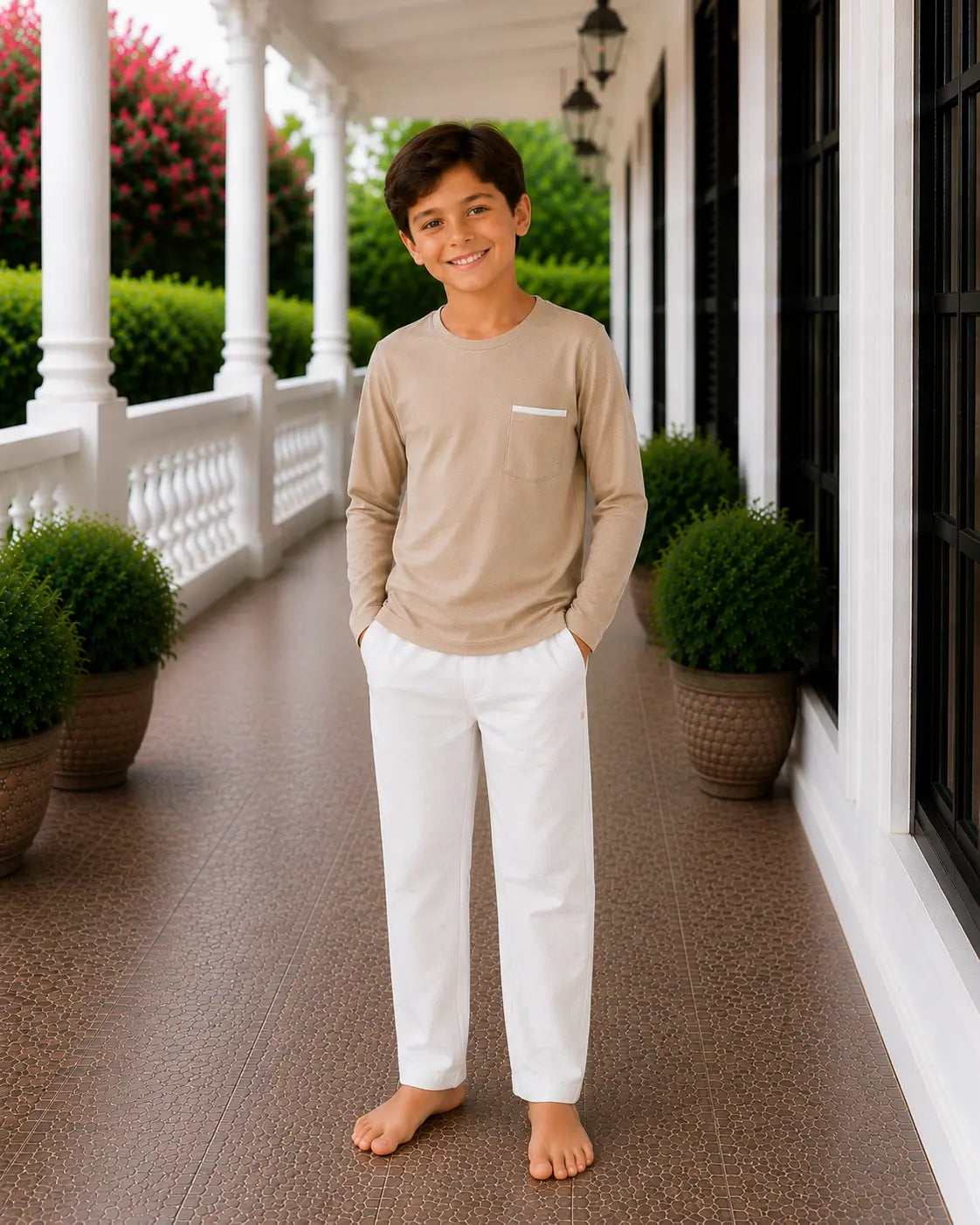 Pyjama garçon - ensemble brise tropicale LB Pyjama
