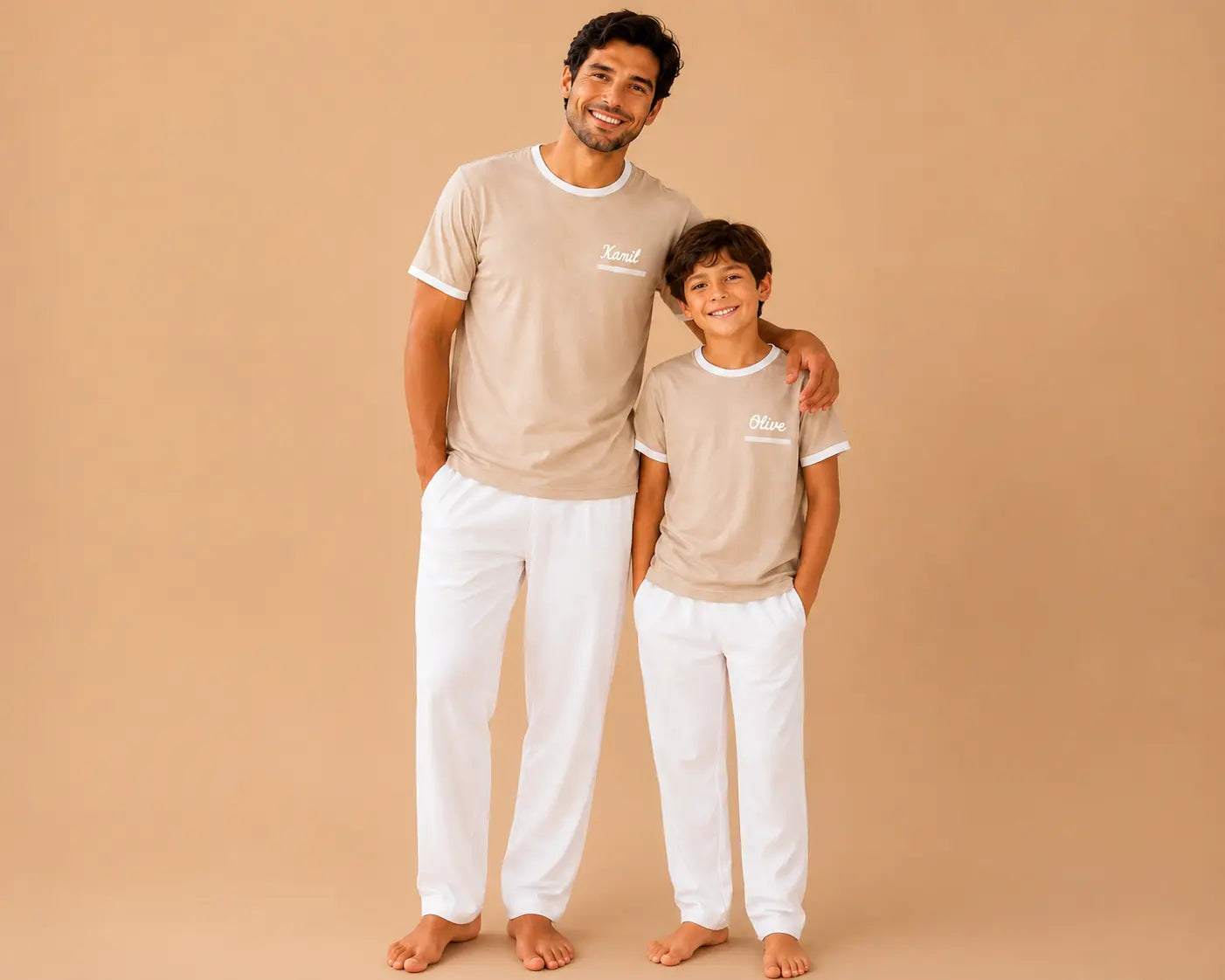Pyjama père et fils - ensemble brise tropicale