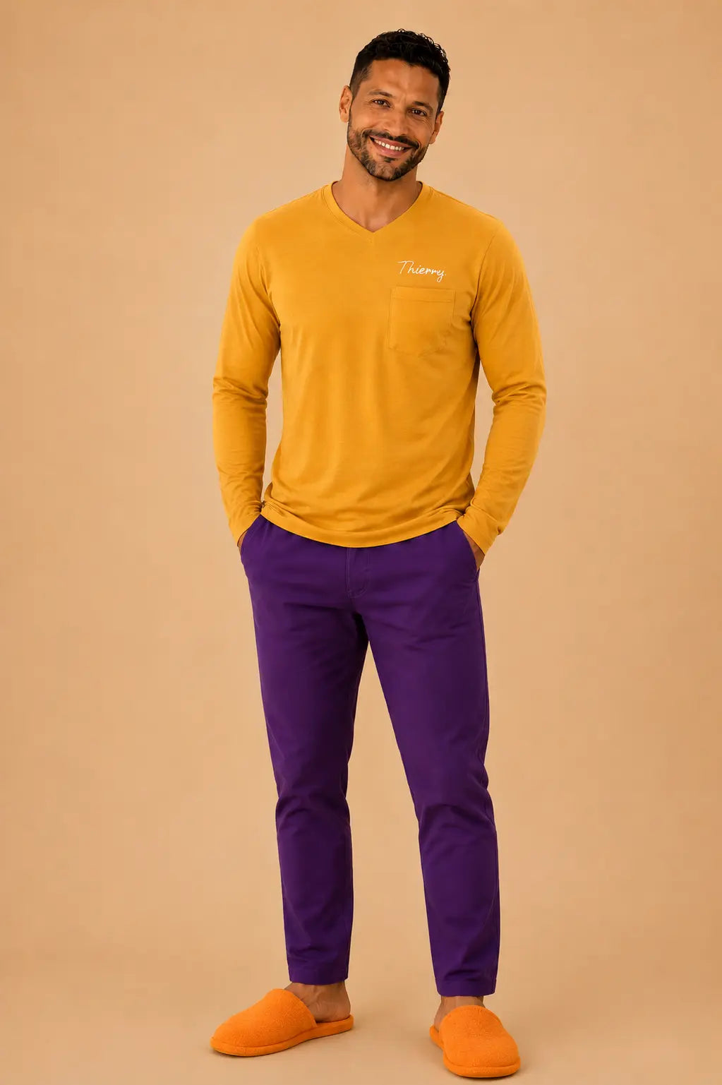 Pyjama homme - ensemble lumière et lavande