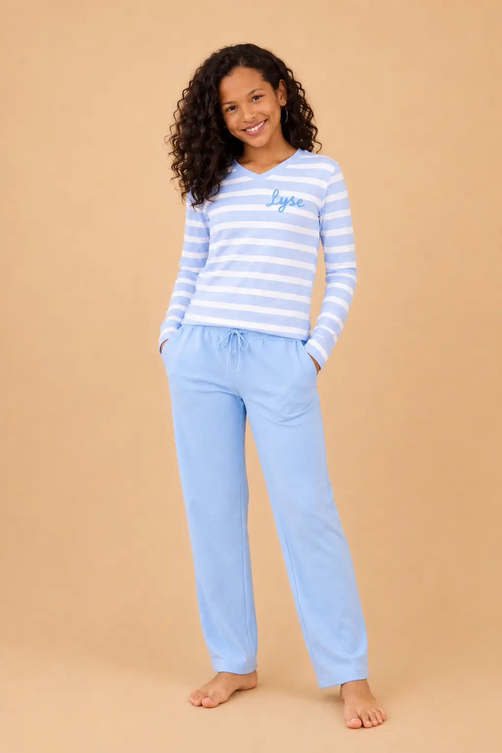 Pyjama fille – Bleu Sérénité – vue 3