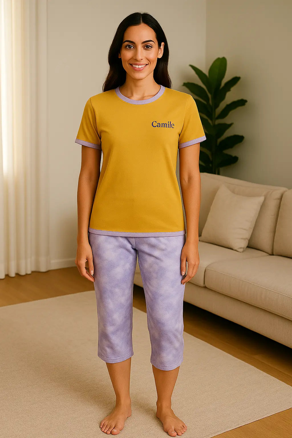 (Copie) Pyjama femme ensemble gris urbain LB Pyjama