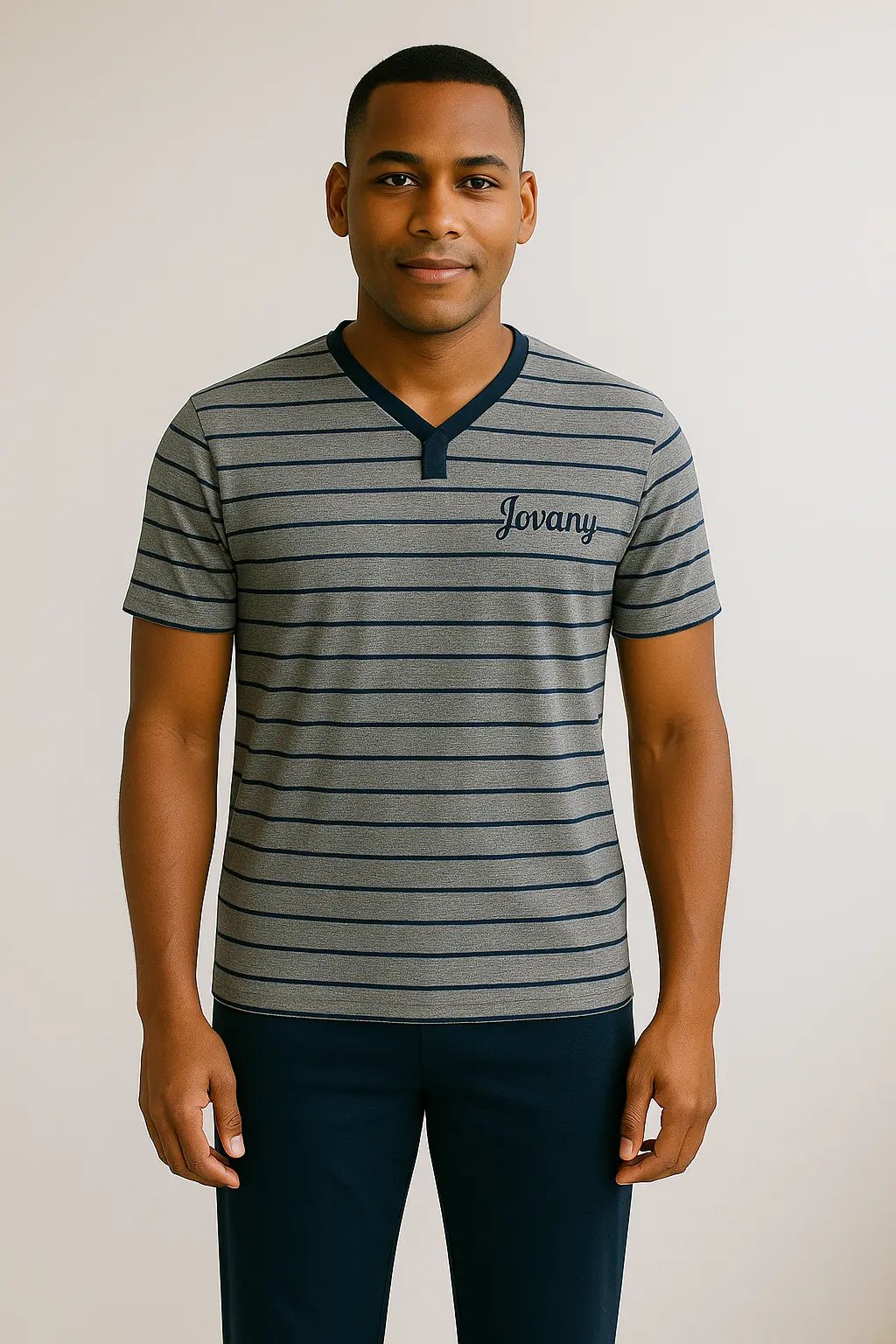 Pyjama homme bleu confort LB Pyjama