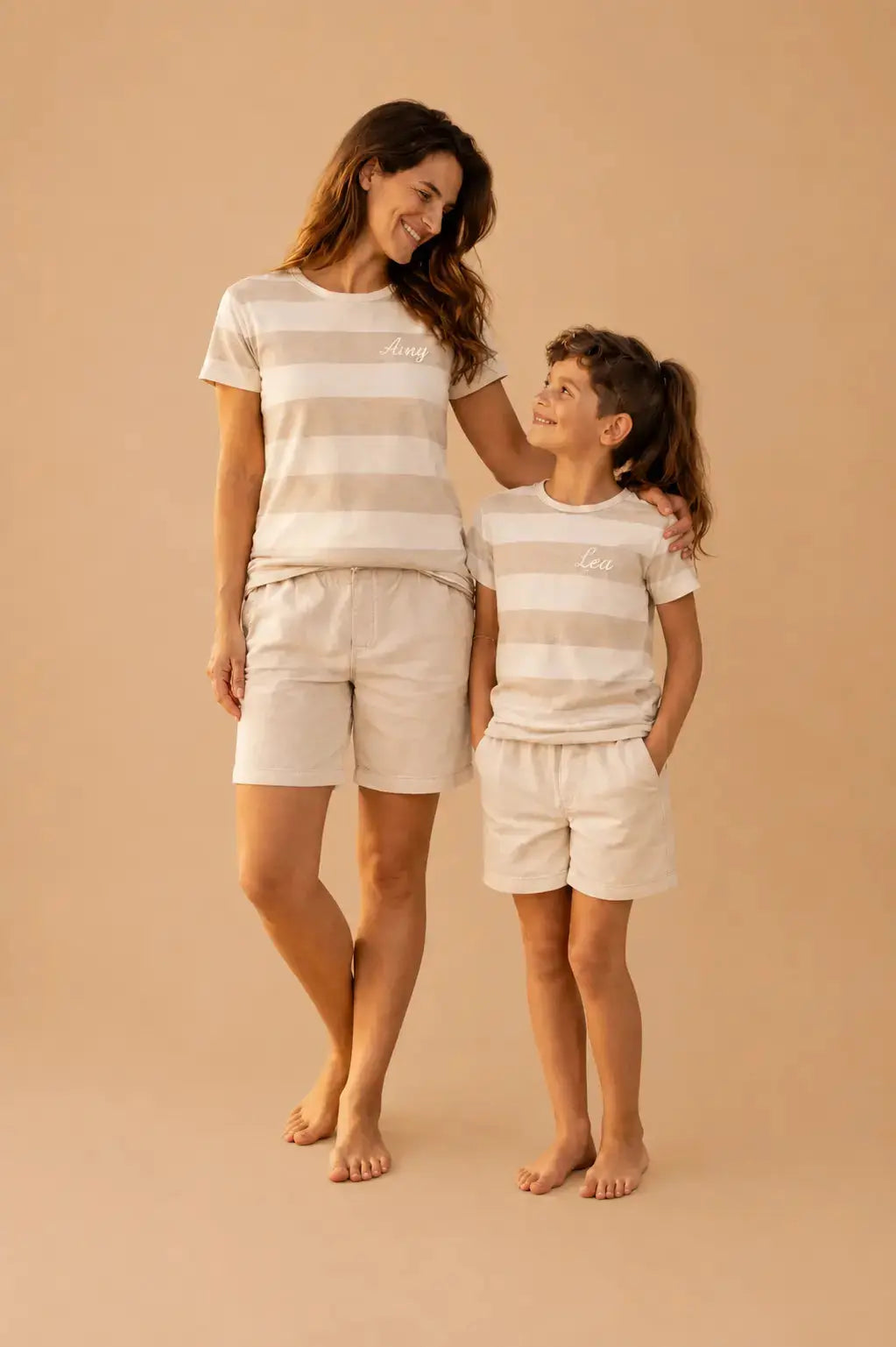 Collection Famille LB Pyjama – mère-fille Dune Élégance