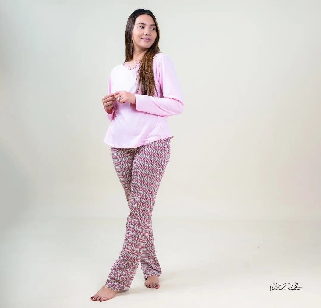 Pyjama femme ensemble myrtilles passion LB Pyjama