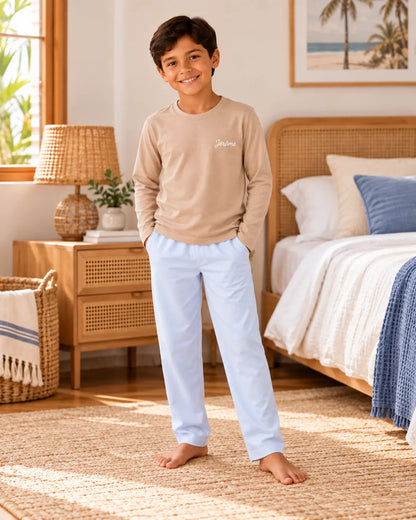 Pyjama garçon Brise Tropicale - pantalon manches longues - Jérôme