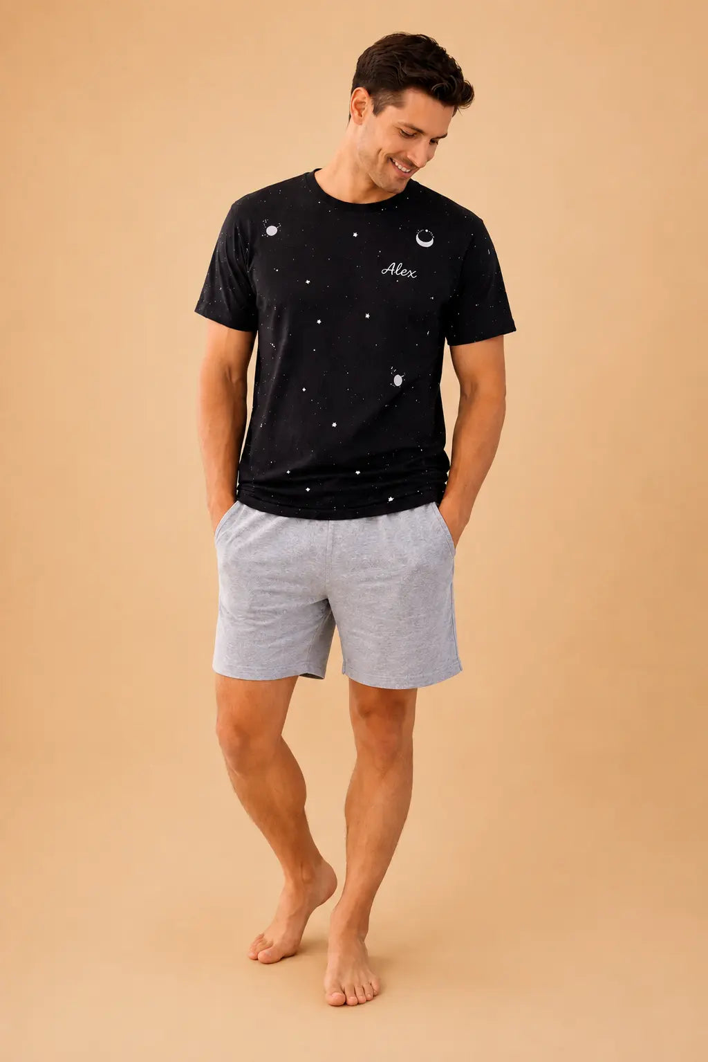 Pyjama Homme - ensemble coeur profond