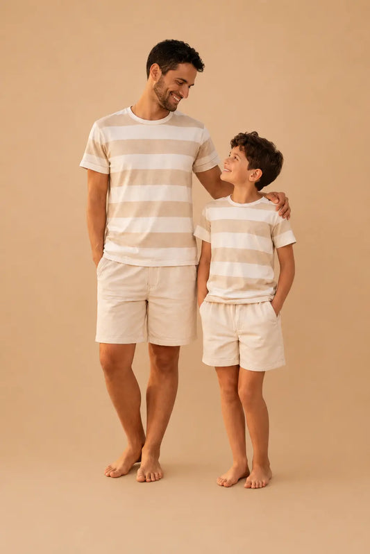 Pyjama Père et fils - ensemble dune élégance