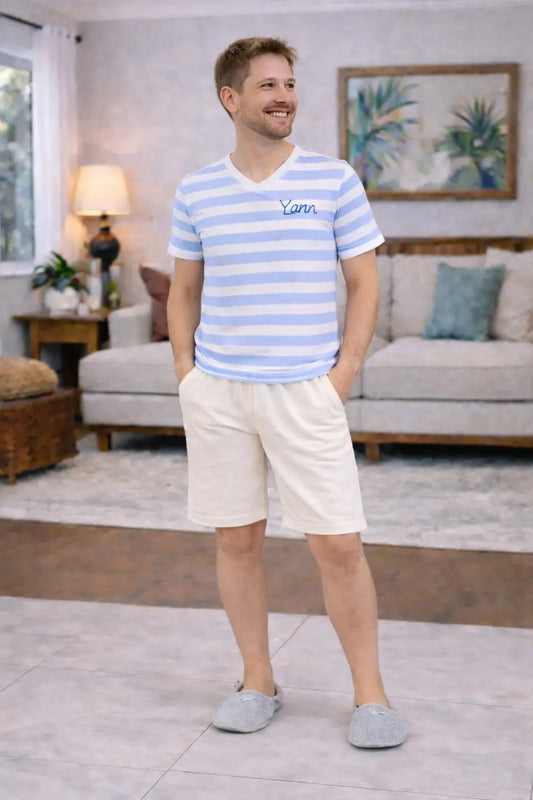 Pyjama homme - ensemble horizon bleu LB Pyjama