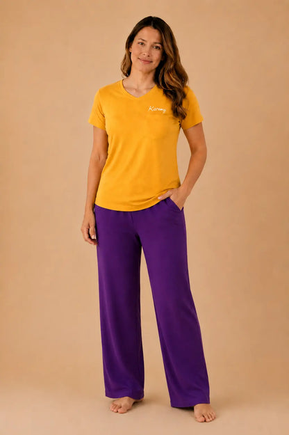 Pyjama femme - ensemble lumière et lavande