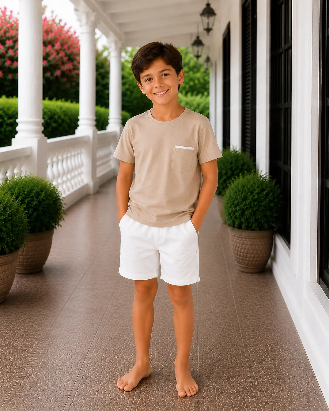 Pyjama garçon - ensemble brise tropicale LB Pyjama