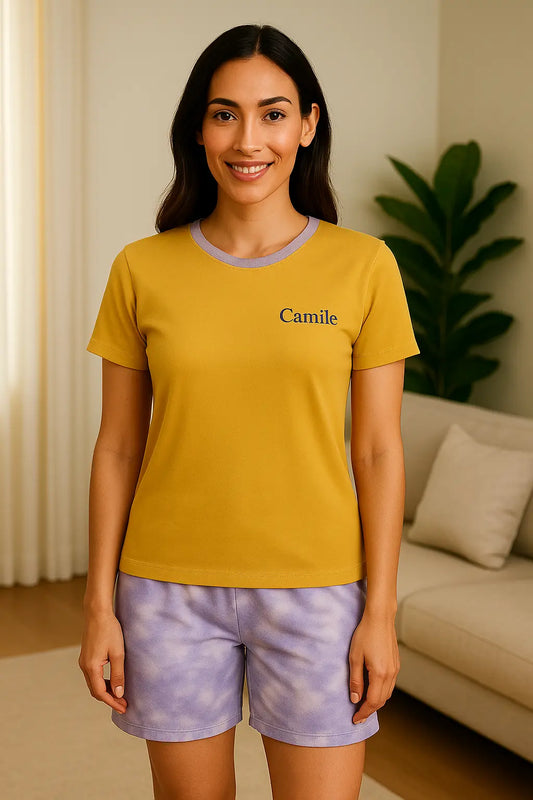(Copie) Pyjama femme ensemble gris urbain LB Pyjama
