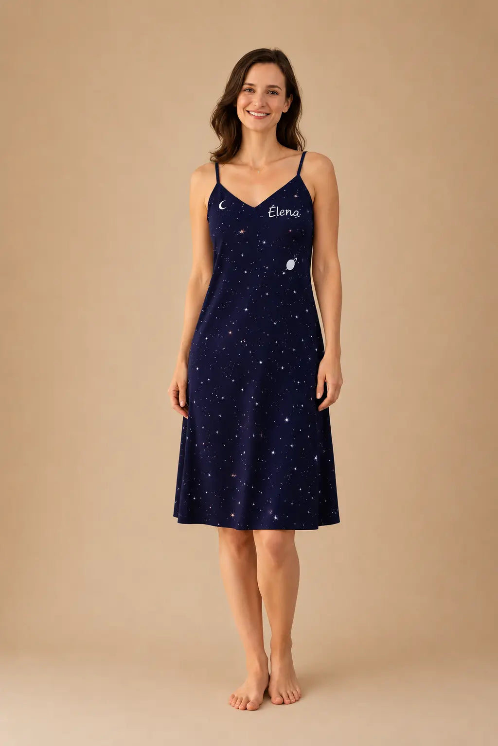 Robe de nuit et nuisette femme - coeur profond
