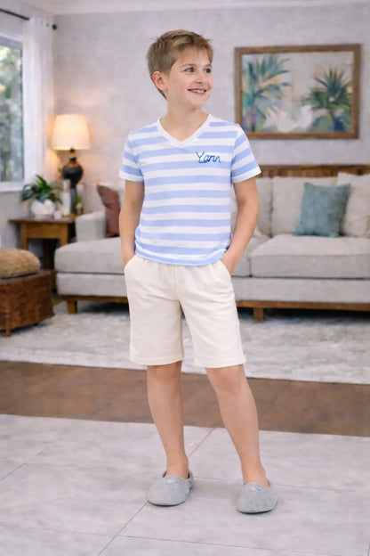 Pyjama garçon ensemble  horizon bleu LB Pyjama