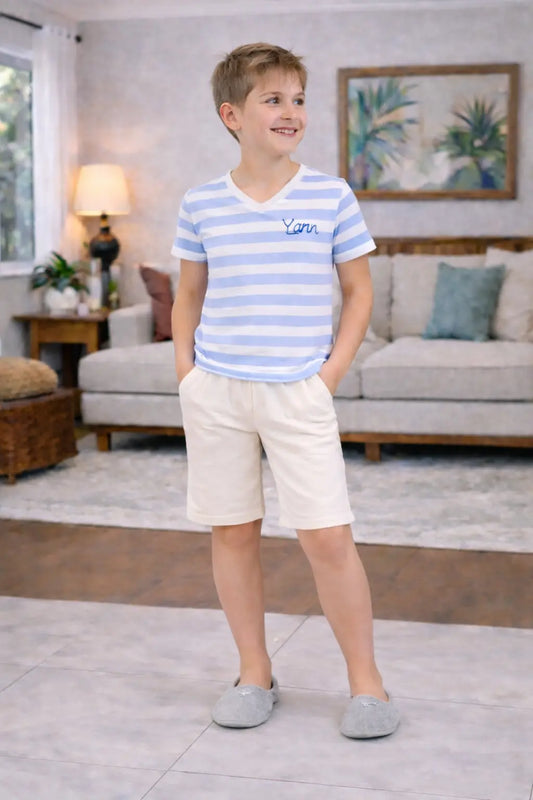 Pyjama garçon ensemble  horizon bleu LB Pyjama