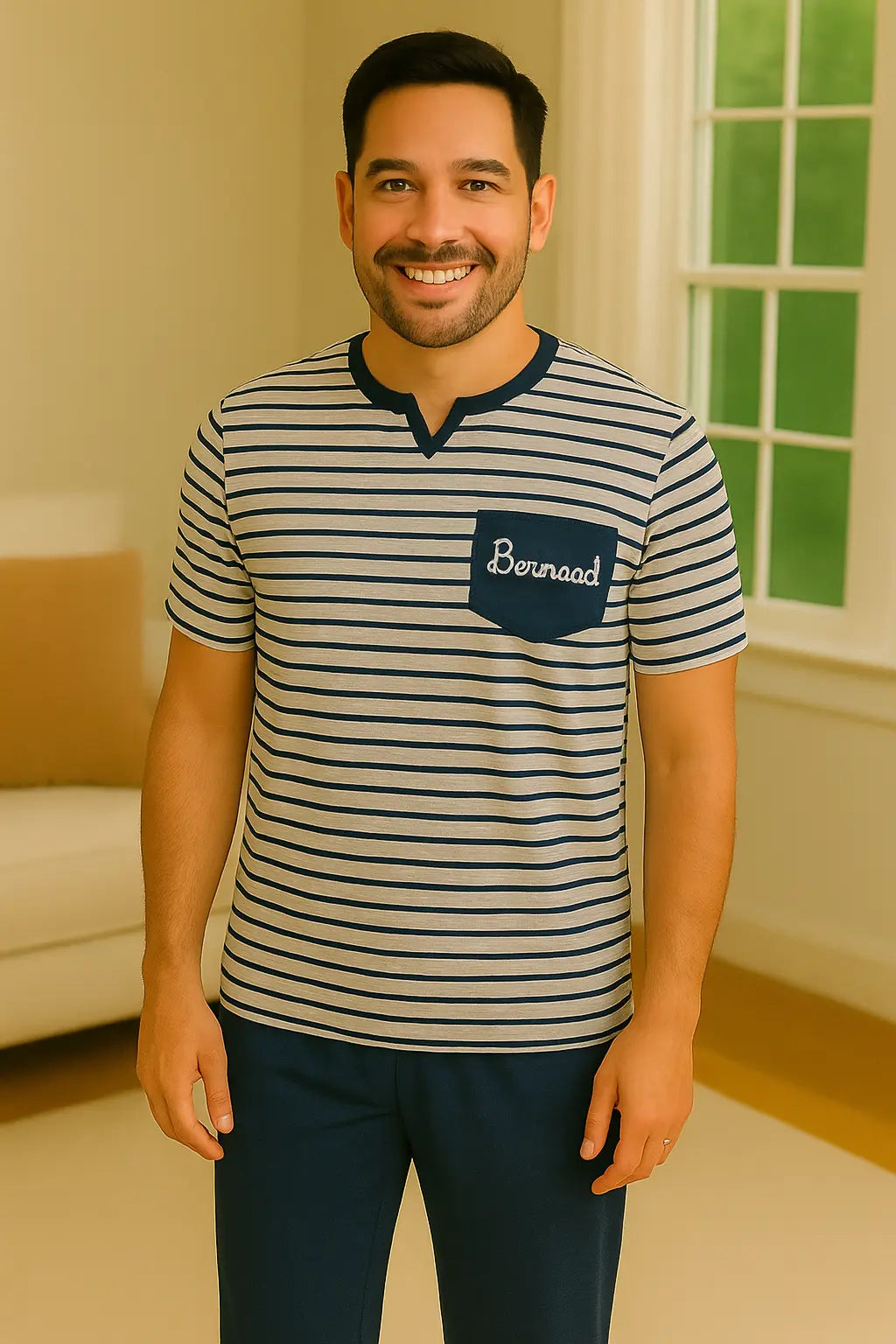 Pyjama homme ensemble chrome et urbain LB Pyjama