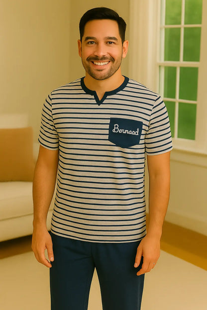 Pyjama homme ensemble chrome et urbain LB Pyjama