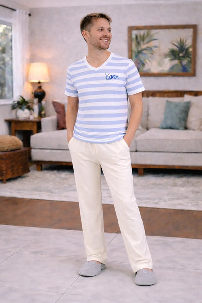 Pyjama homme - ensemble horizon bleu LB Pyjama