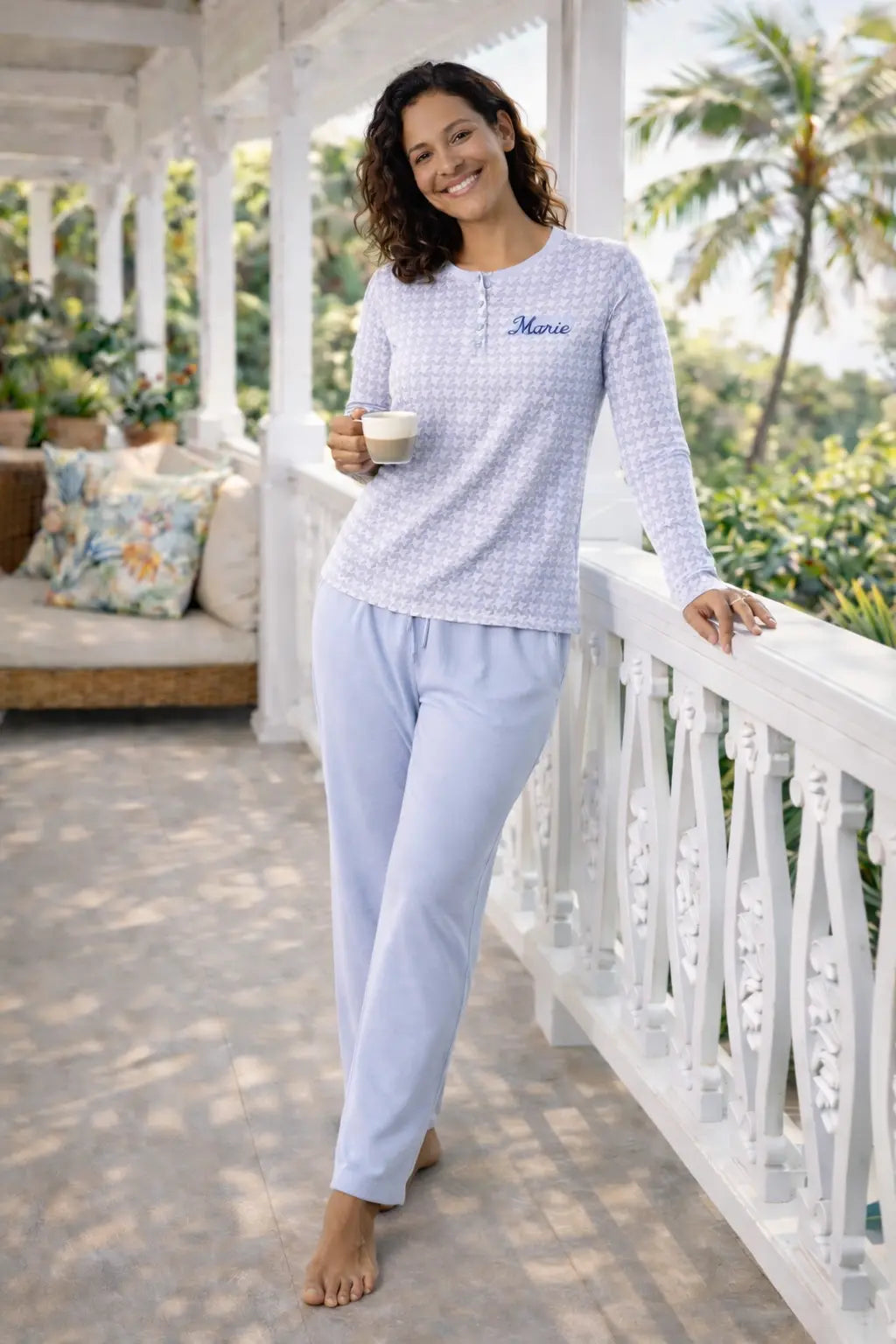 Pyjama femme - ensemble sourire du matin