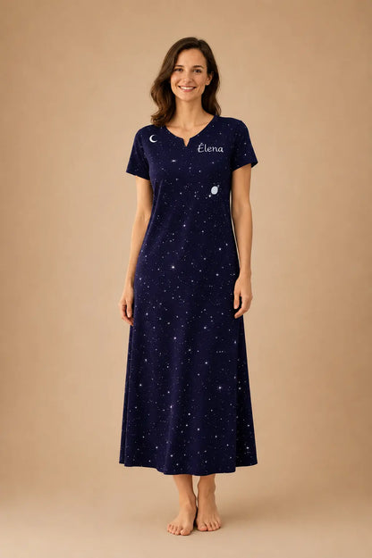 Robe de nuit et nuisette femme - coeur profond