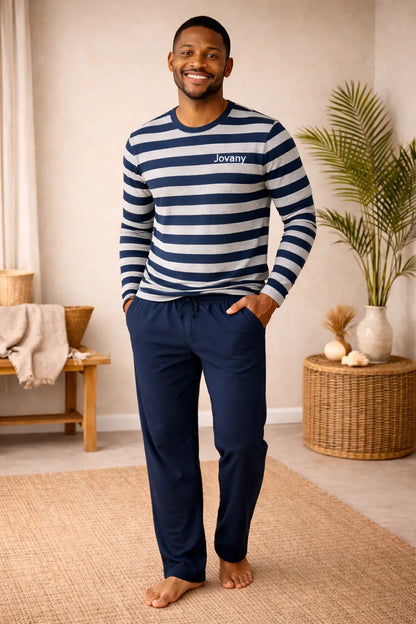 Pyjama homme ensemble Marin et sourire LB Pyjama
