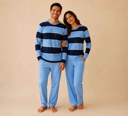 Pyjama couple - ensemble Évasion Marine
