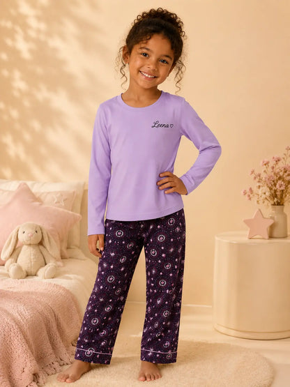 Pyjama fille - ensemble parfum floral