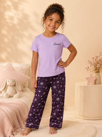 Pyjama fille - ensemble parfum floral