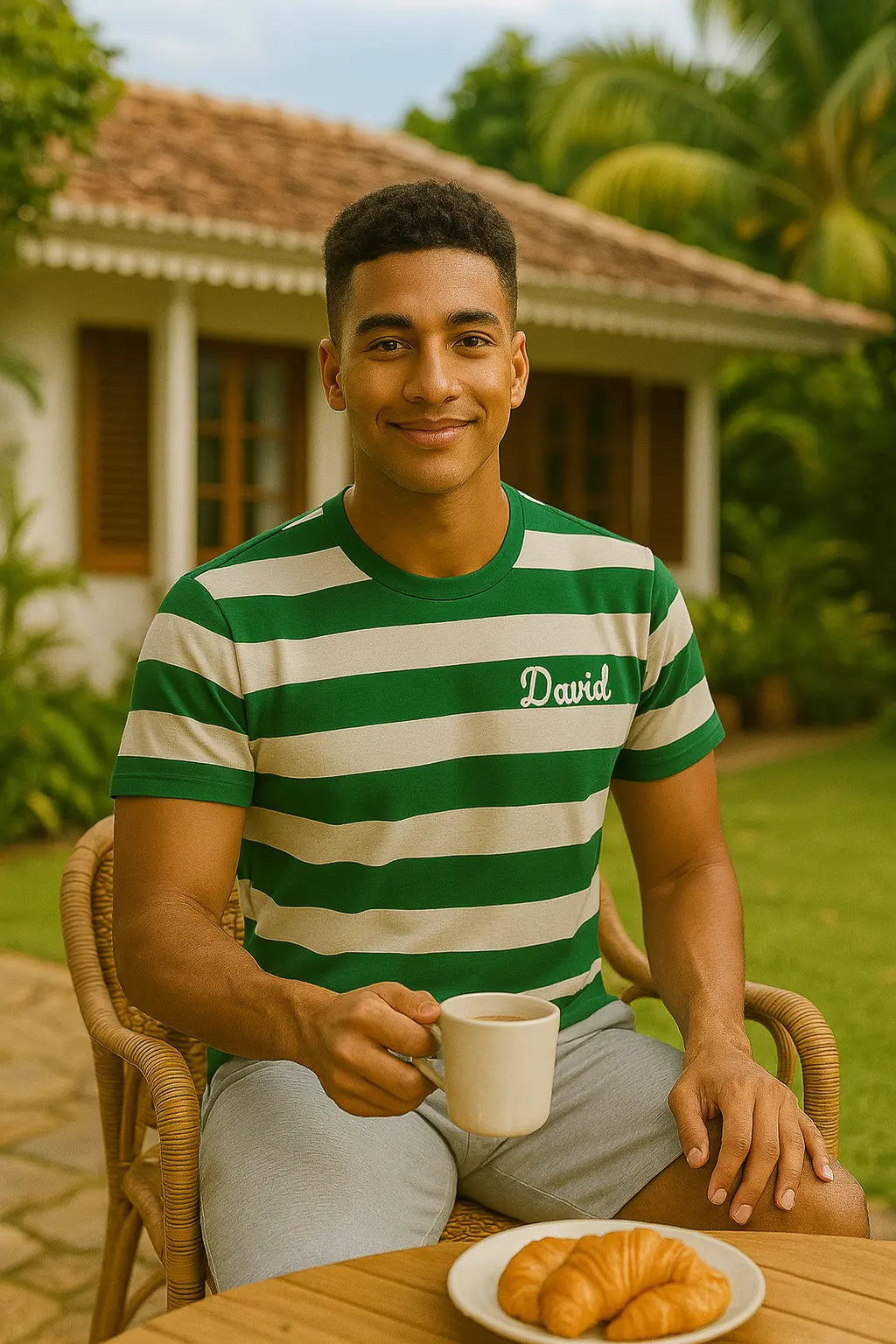 Pyjama homme ensemble jardin anglais LB Pyjama