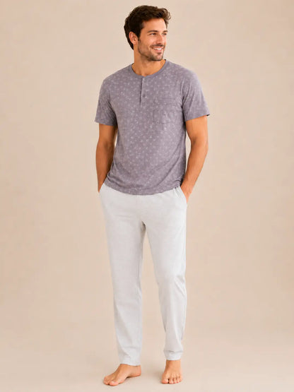 Pyjama homme - ensemble Dimanche Cocooning LB Pyjama