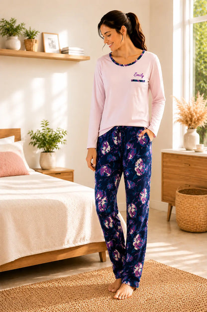 Pyjama femme - ensemble rose du jardin (Copie) LB Pyjama