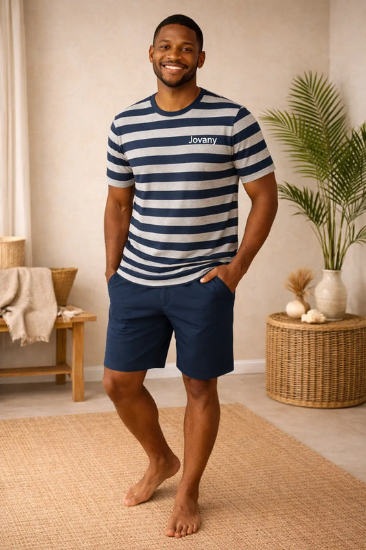 Pyjama homme ensemble Marin et sourire LB Pyjama