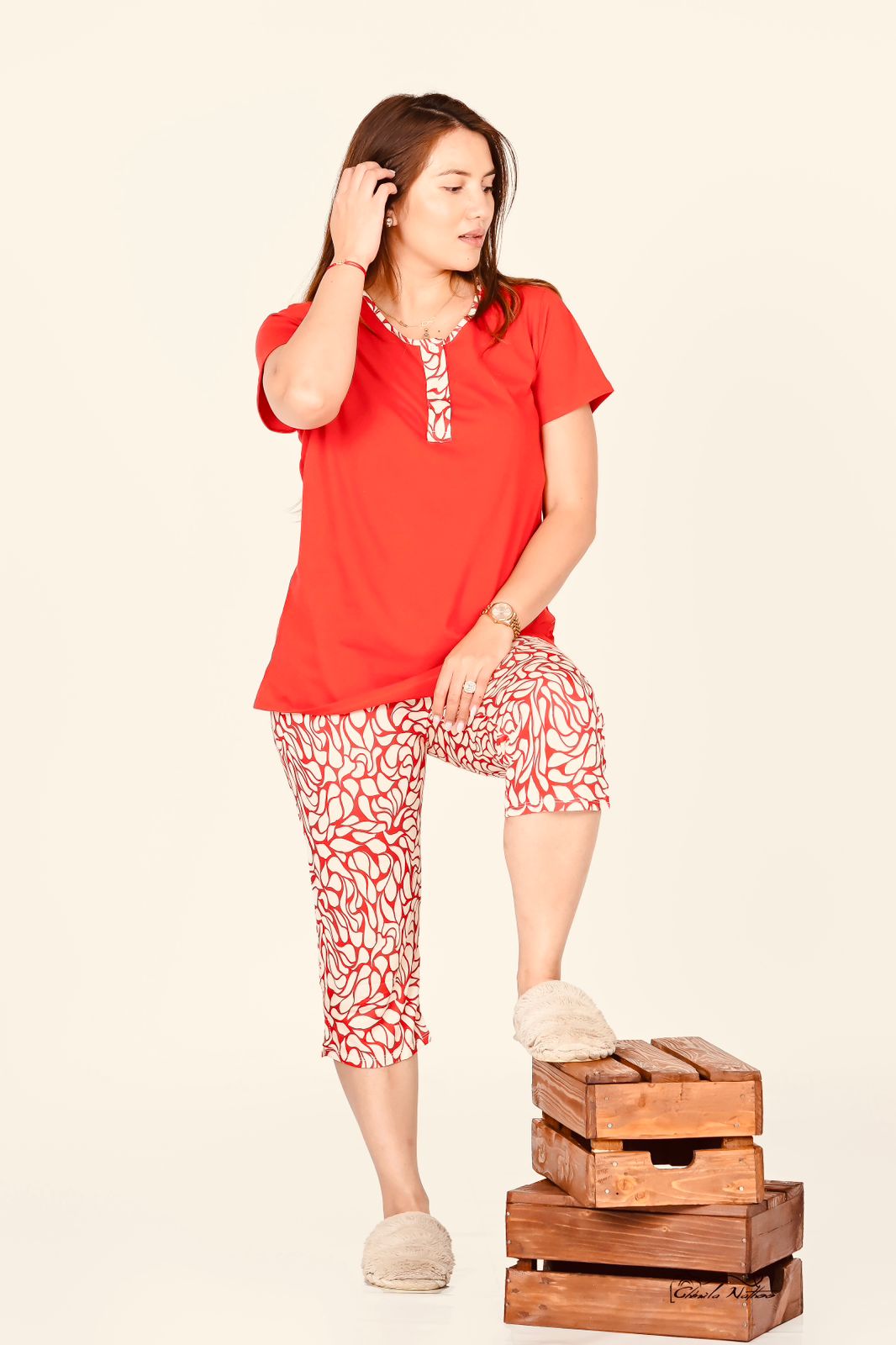 Pyjama femme ensemble passion d'automne