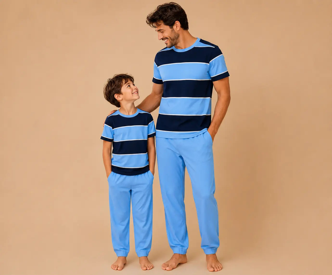 Pyjama père et fils - Ensemble Évasion Marine