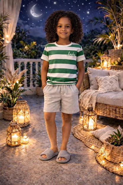 Pyjama fille ensemble jardin anglais