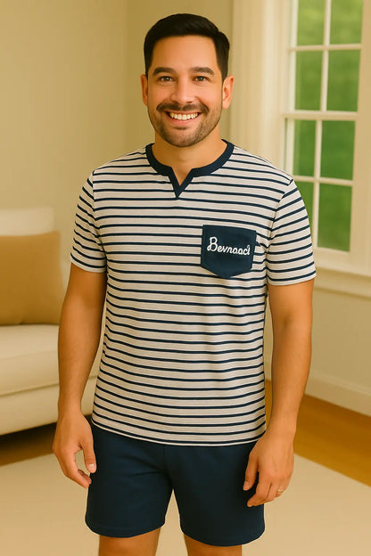 Pyjama homme ensemble chrome et urbain LB Pyjama