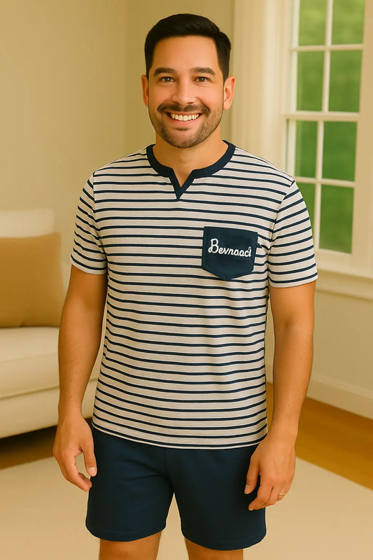 Pyjama homme ensemble chrome et urbain LB Pyjama