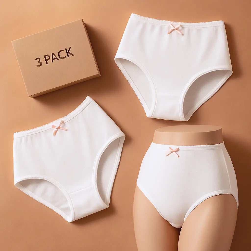 Lot de 3 culottes femmes : confort et douceur LB Pyjama