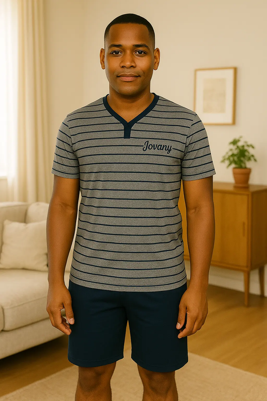 Pyjama homme bleu confort LB Pyjama