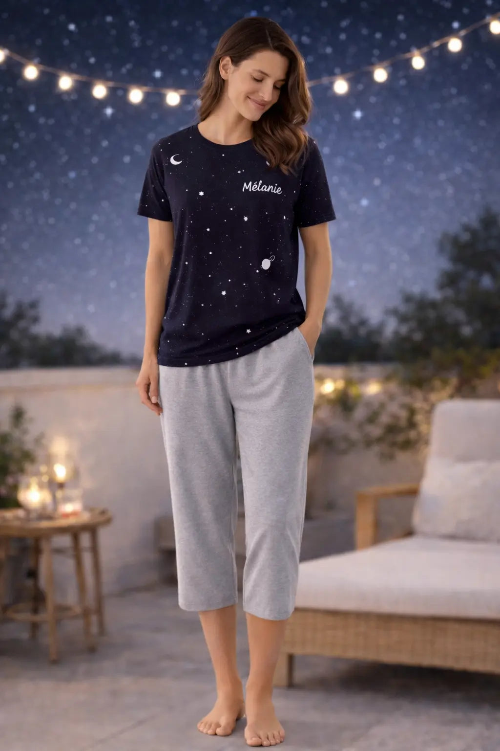 Pyjama femme - ensemble ciel profond LB Pyjama