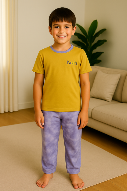 Pyjama garçon ensemble Lumière et Lavande LB Pyjama