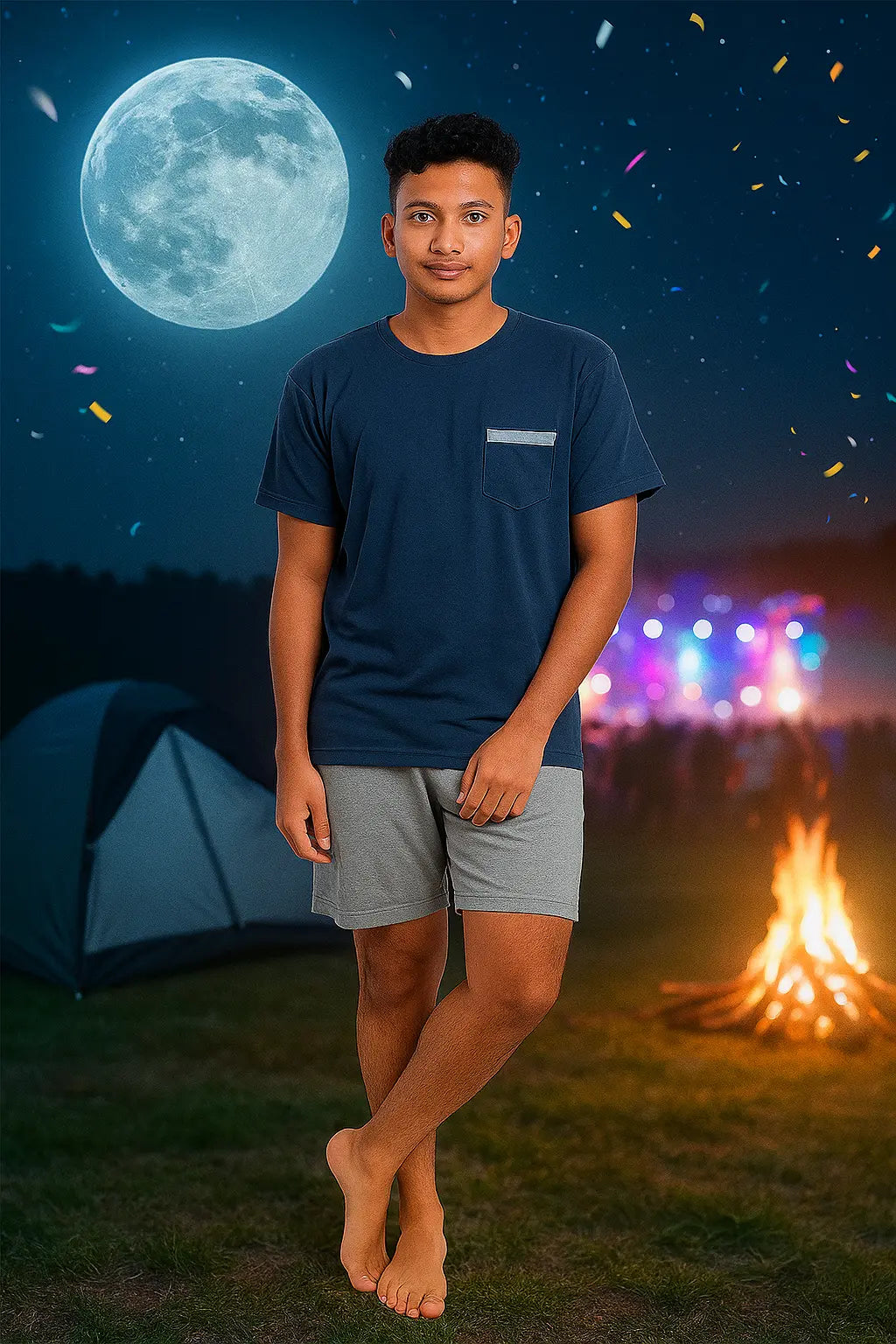Pyjama homme océanique : calme et sérénité LB Pyjama