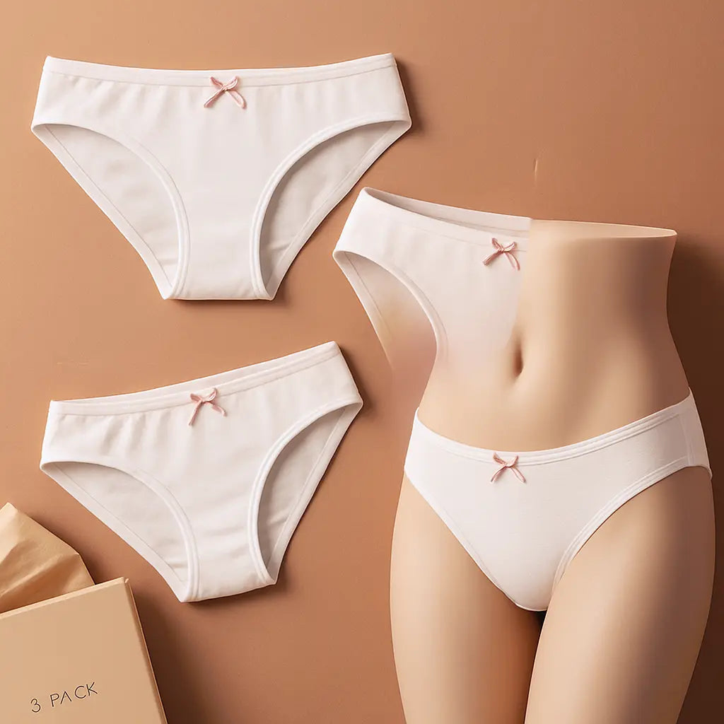 Lot de 3 culottes femmes : confort et douceur LB Pyjama