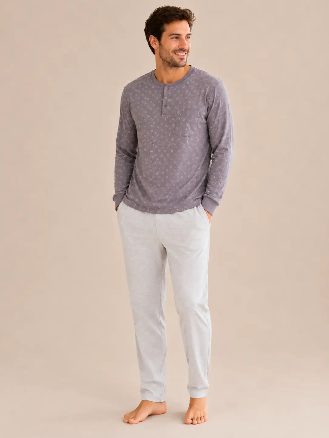 Pyjama homme - ensemble Dimanche Cocooning LB Pyjama