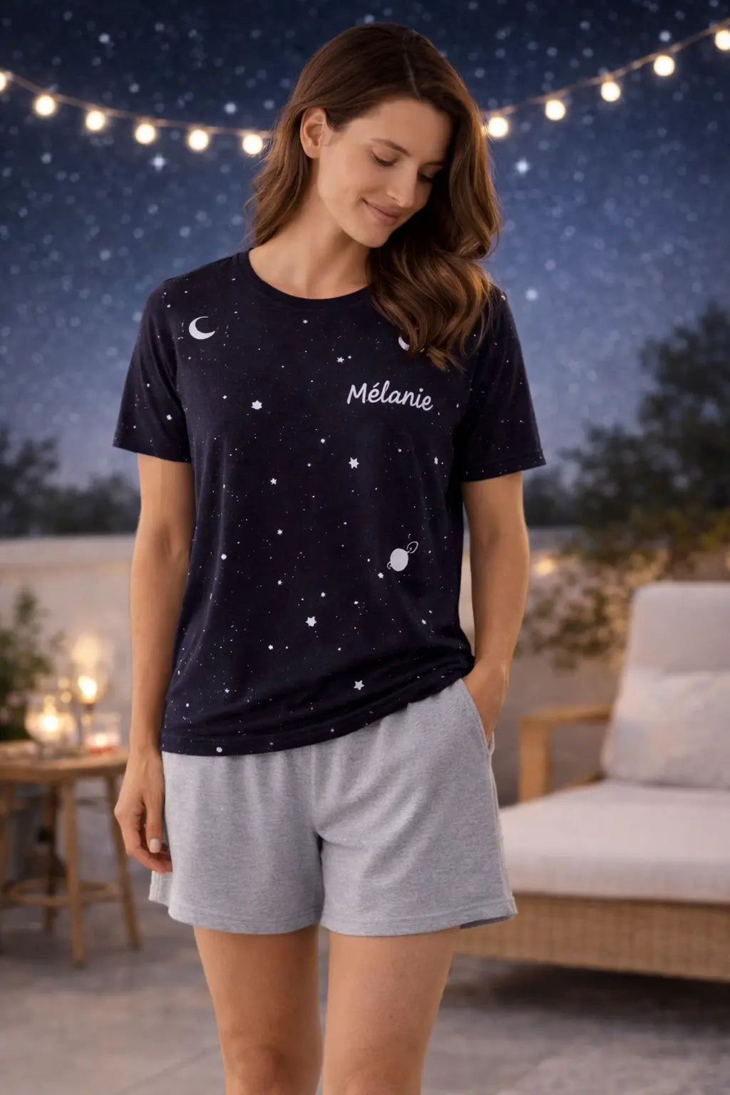 Pyjama femme - ensemble ciel profond LB Pyjama