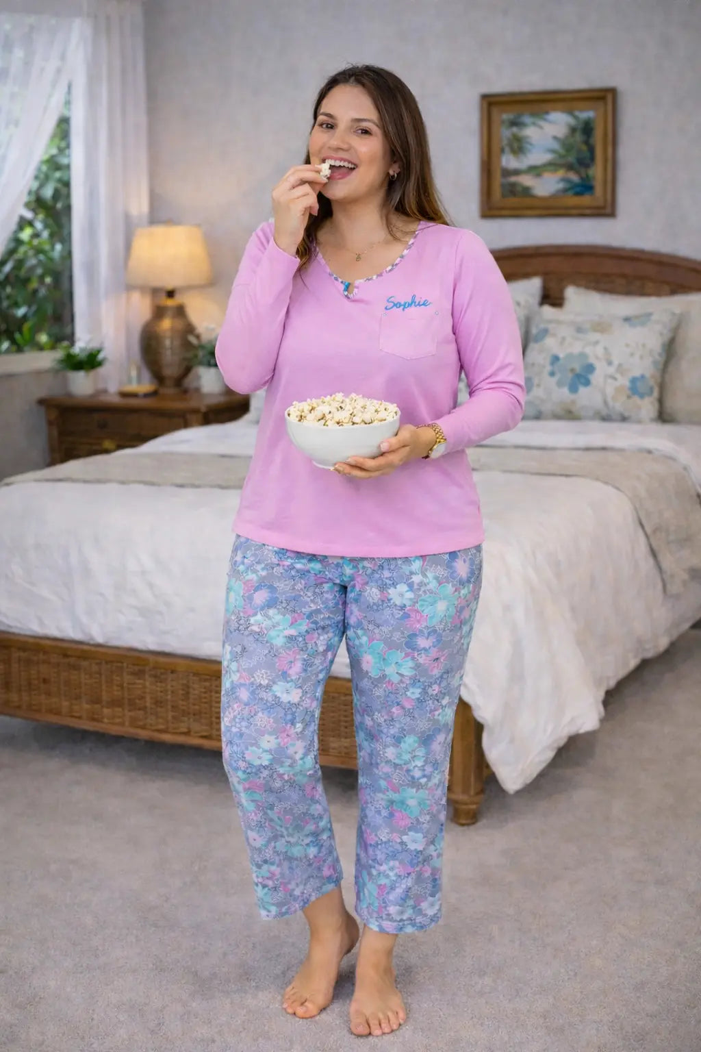 Pyjama femme - ensemble éclat tropical LB Pyjama