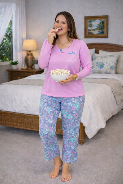 Pyjama femme - ensemble éclat tropical LB Pyjama